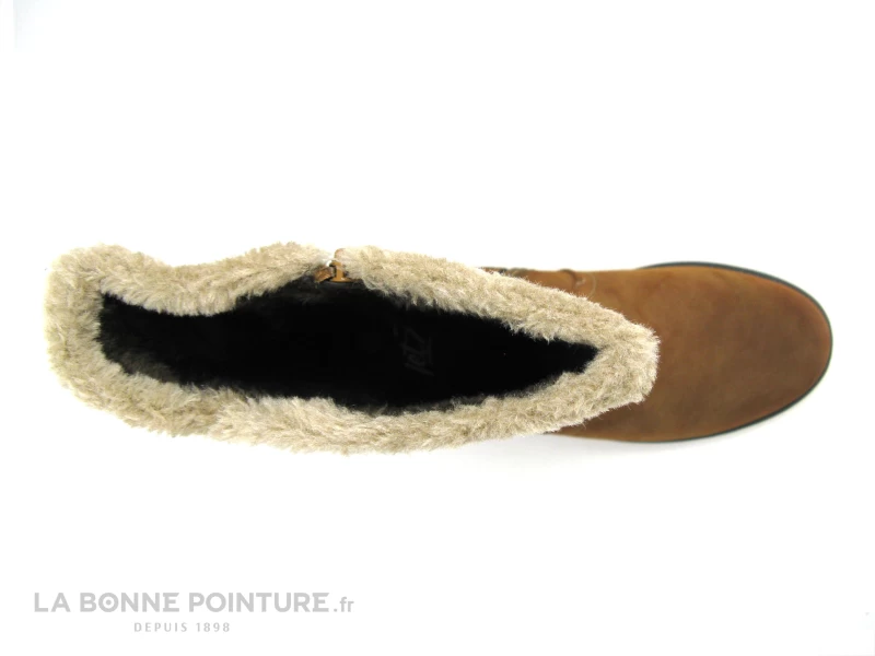 Jet 7 CHAGRIN Camel - Bottine Femme Marron - Doublure Chaude 6 Jet 7 CHAGRIN Camel - Bottine Femme Marron - Doublure Chaude â Image 4