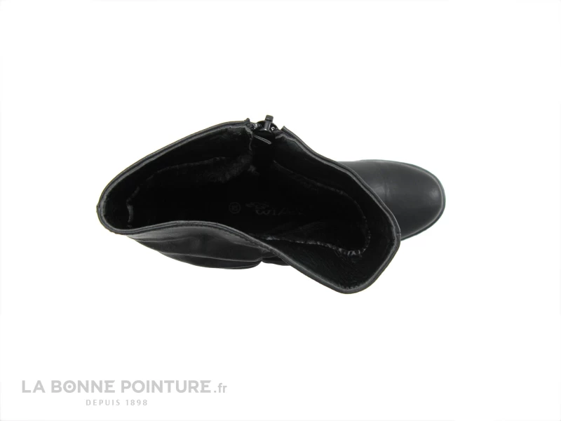 Wipop DELONA Noir - Froncee - Botte Fille 8 Wipop DELONA Noir - Froncee - Botte Fille â Image 6