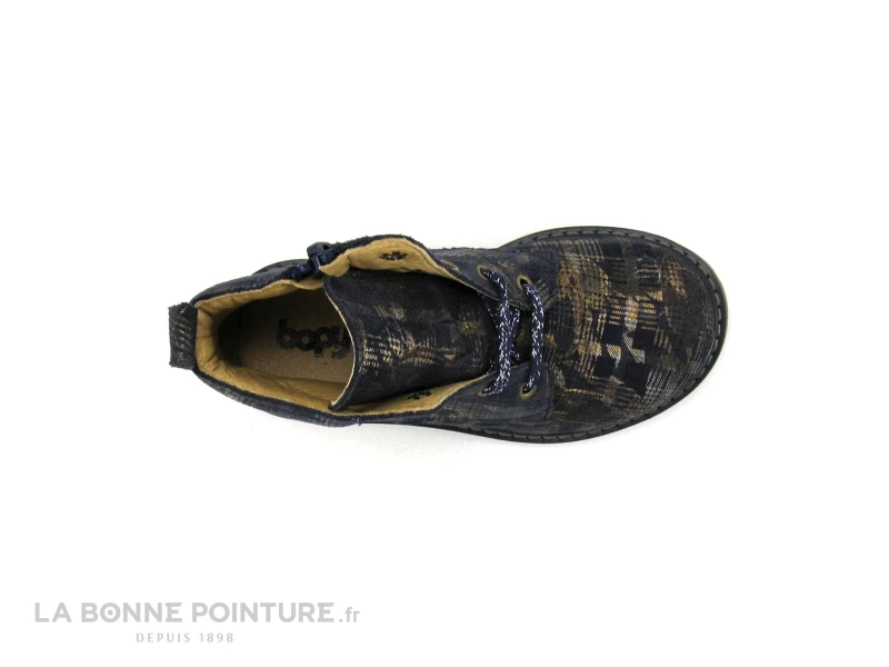 Bopy SUSIE Quadrille Bleu Marine - Boots Mode Fille 8 Bopy SUSIE Quadrille Bleu Marine - Boots Mode Fille – Image 6