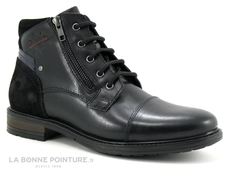 Point D Orgues FORY Noir - Boots Homme - 2 Fermetures Eclair 3 Point D Orgues FORY Noir - Boots Homme - 2 Fermetures Eclair