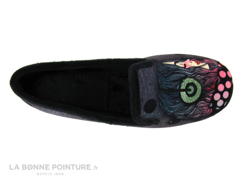 RYB 700 DIG 3891 - Violet - Pois Noirs - Femme Casque Audio - Chausson 4 RYB 700 DIG 3891 - Violet - Pois Noirs - Femme Casque Audio - Chausson – Image 2