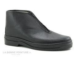 Moran's TORRO Boots Cuir Noir Fermeture éclair