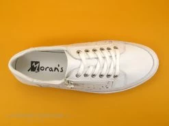 Morans KIPAR Blanc - Basket Mode Femme Cuir Blanc - Perforations -Les chaussures ne mentent jamais. cd24607c73b9e66c561f35ea11d5d5ef img 5935.jpg 166685