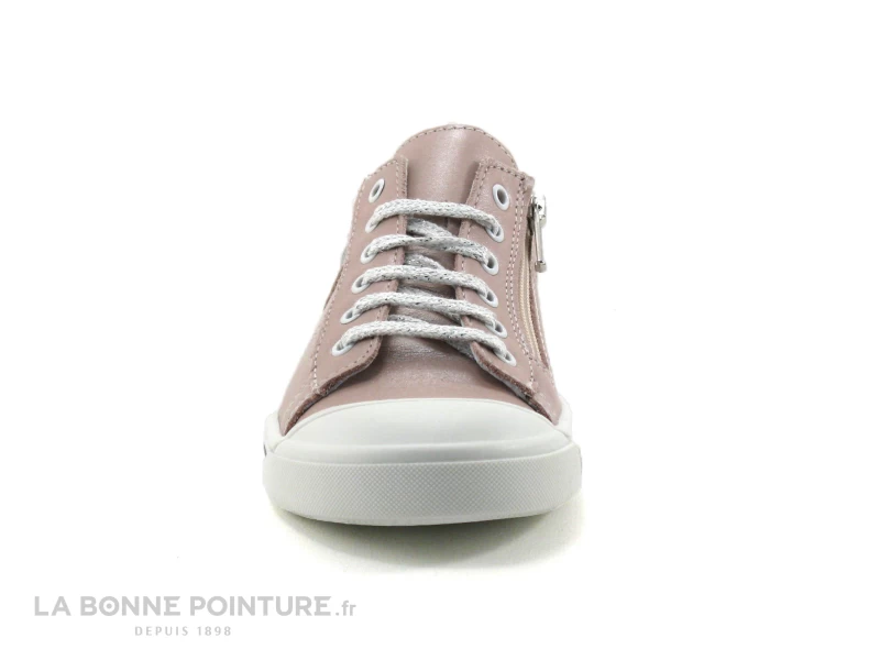 Bopy SCOOBI Rose - Sneakers Mode Fille Cuir Rose 4 Bopy SCOOBI Rose - Sneakers Mode Fille Cuir Rose – Image 2