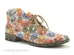 Rieker M1835-90 Simbabwe - Ginger Multi - Chaussure Montante Fleurie