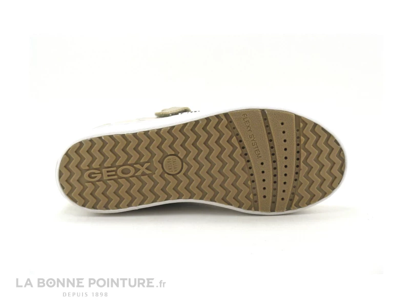 Geox KILWI J02D5B Beige Silver - Basket Mode Fille Avec Zip 9 Geox KILWI J02D5B Beige Silver - Basket Mode Fille Avec Zip â Image 7