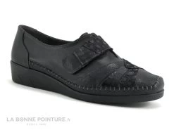 3 Points De Suspension KIAPUR 18382 Noir - Chaussure Velcro