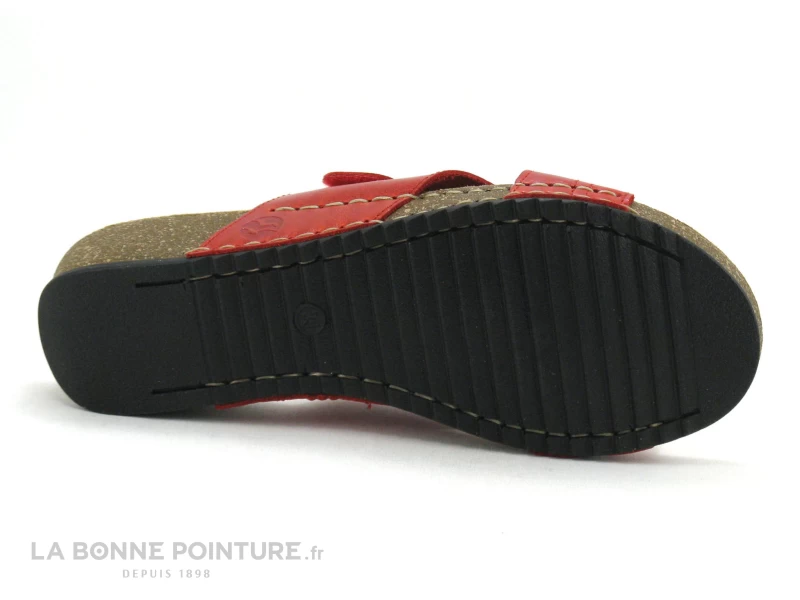 Fly Flot FLAXO Rouge - Mule Femme Reglable Avec Scratch 8 Fly Flot FLAXO Rouge - Mule Femme Reglable Avec Scratch â Image 6
