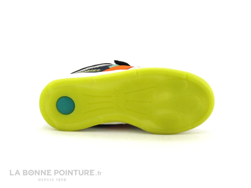 Kickers KALIDO Marine Gris Orange - 910863 - Basket Avec Scratches 9 Kickers KALIDO Marine Gris Orange - 910863 - Basket Avec Scratches – Image 7