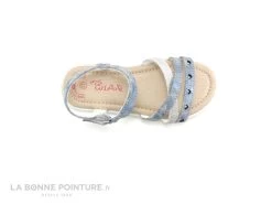 Wipop YMOS Ciel Argent - Sandale Fille Velcro -Les chaussures ne mentent jamais. cd24607c73b9e66c561f35ea11d5d5ef img 6807.jpg 136459