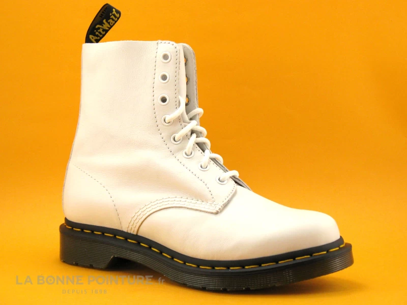 Dr. Martens Dr Martens PASCAL Optical White Virginia - 26802543 - Bottine Blanche 7 Dr. Martens Dr Martens PASCAL Optical White Virginia - 26802543 - Bottine Blanche – Image 5