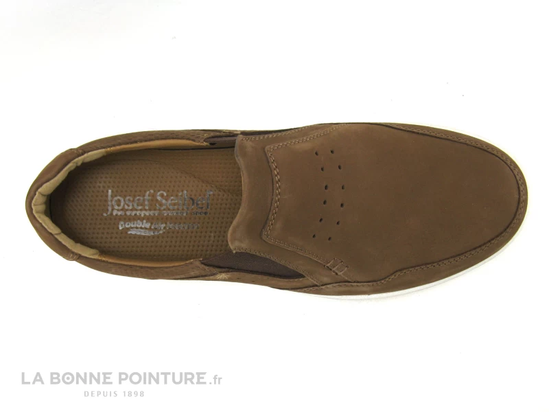 Josef Seibel 26410 David 10 Nuss - Mocassin Homme Marron 8 Josef Seibel 26410 David 10 Nuss - Mocassin Homme Marron – Image 6