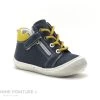 Bellamy STEVE Marine Jaune - Chaussure Montante BEBE