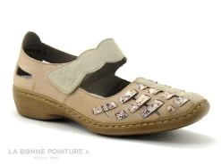 Rieker 41369-60 Beige - Chaussure Femme Avec Bride Velcro -Les chaussures ne mentent jamais. cd24607c73b9e66c561f35ea11d5d5ef img 6978.jpg 180011