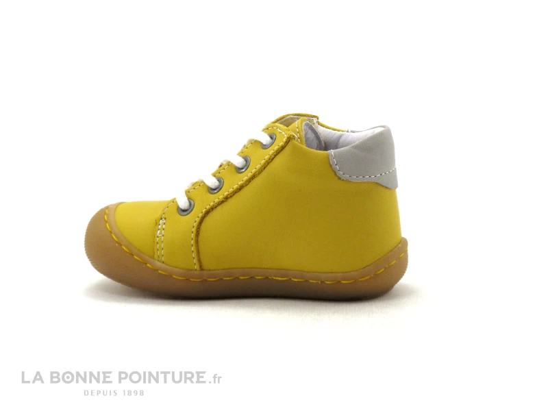 Bellamy SILVIN - 046004 - Chaussure Montante BEBE Cuir Jaune 5 Bellamy SILVIN - 046004 - Chaussure Montante BEBE Cuir Jaune â Image 3