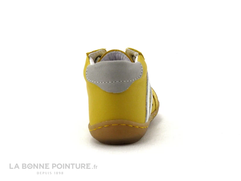 Bellamy SILVIN - 046004 - Chaussure Montante BEBE Cuir Jaune 6 Bellamy SILVIN - 046004 - Chaussure Montante BEBE Cuir Jaune â Image 4