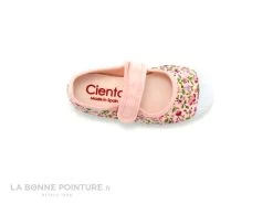 Cienta 76999 41 Rose Fleuri - Ballerine Toile - Bride Velcro -Les chaussures ne mentent jamais. cd24607c73b9e66c561f35ea11d5d5ef img 7062.jpg 136728