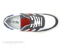 Cotemer DALMAS - Blanc Gris Rouge Bleu - Basket Ville Homme -Les chaussures ne mentent jamais. cd24607c73b9e66c561f35ea11d5d5ef img 7125.jpg 155931