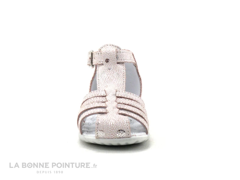 Bopy ZETATI Rose Lezard - Sandale BEBE Fille 4 Bopy ZETATI Rose Lezard - Sandale BEBE Fille – Image 2