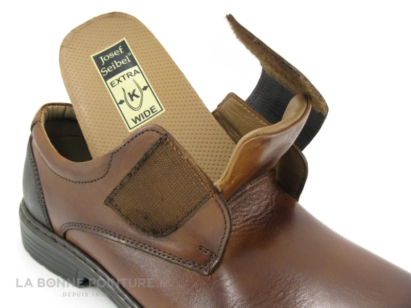 Josef Seibel ALASTAIR 02 Cognac - Chaussure Homme Fermeture Scratch 7 Josef Seibel ALASTAIR 02 Cognac - Chaussure Homme Fermeture Scratch â Image 5