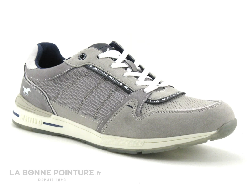 Mustang 4154-311-22 Gris Clair - Basket Mode Homme 7 Mustang 4154-311-22 Gris Clair - Basket Mode Homme – Image 5