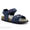 Geox B922QA CHALKI Bleu Marine - Sandale Reglable BEBE