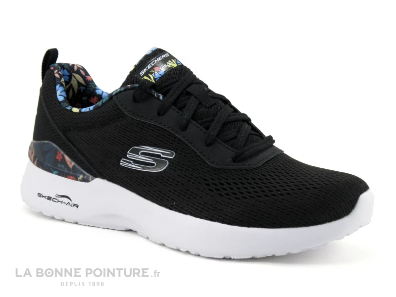 Skechers Skech-Air 149756 - Dinamight - Laid Out - Noir Et Fleuri - Basket F 3 Skechers Skech-Air 149756 - Dinamight - Laid Out - Noir Et Fleuri - Basket F