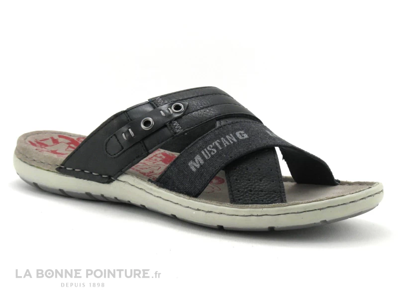Mustang 4923 704 Noir - Mule Noire Homme 3 Mustang 4923 704 Noir - Mule Noire Homme