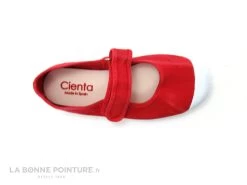 Cienta 76777 67 Ballerine Toile Rouge - Bride Velcro -Les chaussures ne mentent jamais. cd24607c73b9e66c561f35ea11d5d5ef img 8173.jpg 157815