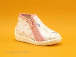 Bellamy OLBA Papillon Blanc - Chausson BEBE Fille