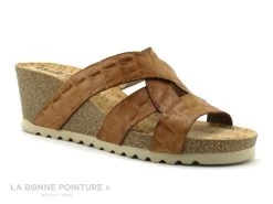 Carla Tortosa 53164 Croco Roble - Mule Marron Talon Compense