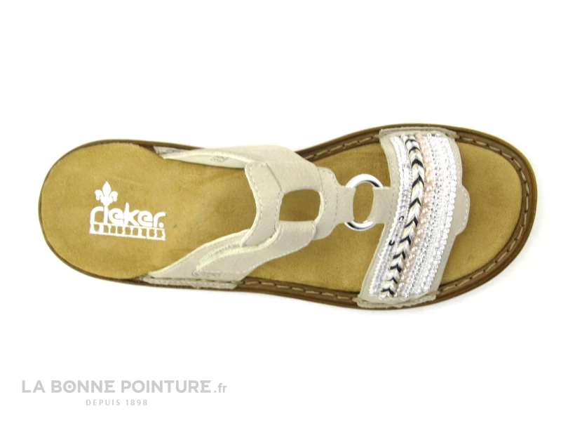 Rieker 628M6-80 Ice - Mule Beige Femme 6 Rieker 628M6-80 Ice - Mule Beige Femme – Image 4