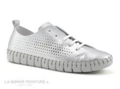 Fabiolas 25111 Silver - Basket Basse Femme Argent