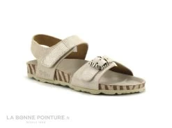 Kickers SUNKRO 858547 Argent Zebre - Sandale Reglable Fille -Les chaussures ne mentent jamais. cd24607c73b9e66c561f35ea11d5d5ef img 8512.jpg 182035