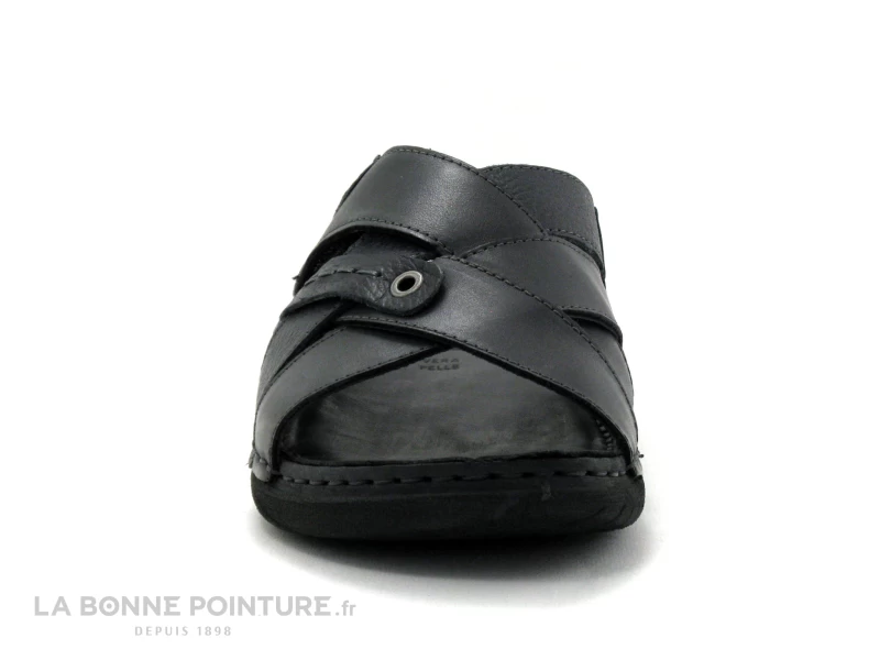 Green Hill 42970 ML - Mule Homme Cuir Noir - Brides Croisees 4 Green Hill 42970 ML - Mule Homme Cuir Noir - Brides Croisees – Image 2