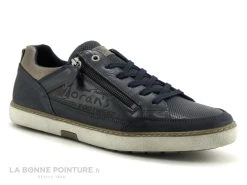 Morans SAPRO Marine - Basket Ville Homme Cuir Bleu Marine
