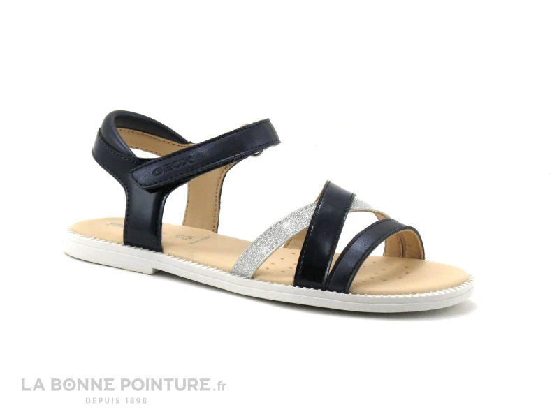 Geox KARLY Navy - J5235D - Sandale Fille Bleu Marine 3 Geox KARLY Navy - J5235D - Sandale Fille Bleu Marine