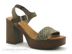 Carla Tortosa 89067 - Sandale Talon Haut Vert Kaki -Les chaussures ne mentent jamais. cd24607c73b9e66c561f35ea11d5d5ef img 8927.jpg 170314