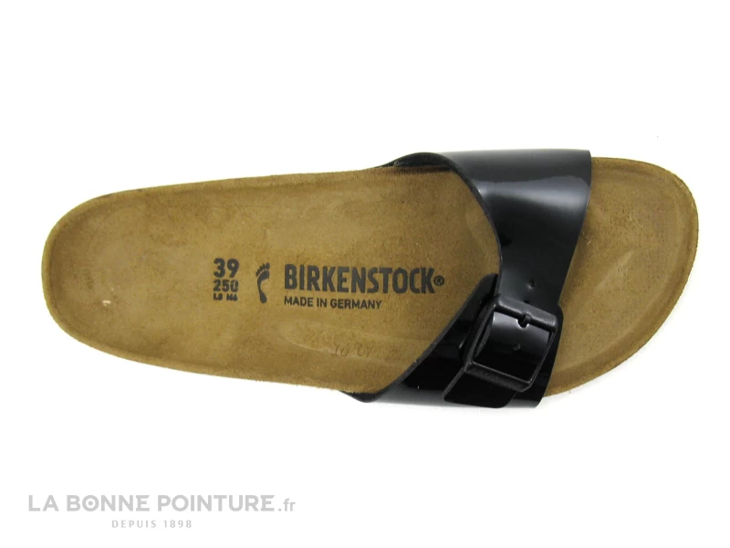 Birkenstock MADRID Birko Flor Vernis Noir - BK040303 - Mule Femme 6 Birkenstock MADRID Birko Flor Vernis Noir - BK040303 - Mule Femme – Image 4
