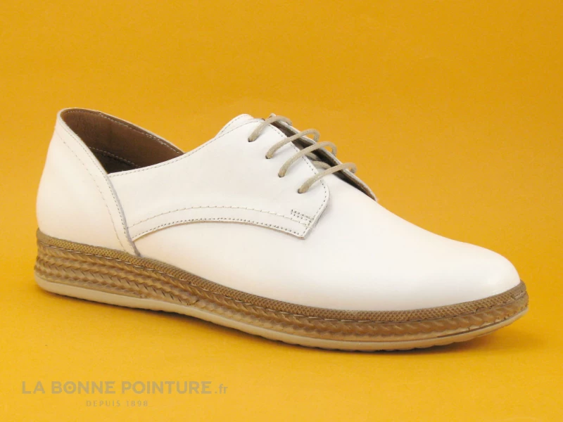 Karyoka MAGIC Blanc - Chaussure Derbi Femme 3 Karyoka MAGIC Blanc - Chaussure Derbi Femme