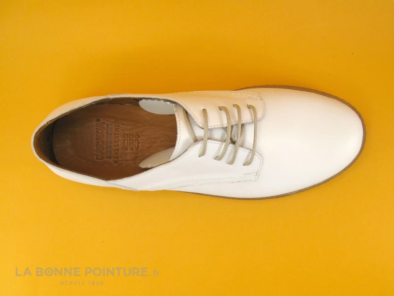 Karyoka MAGIC Blanc - Chaussure Derbi Femme 8 Karyoka MAGIC Blanc - Chaussure Derbi Femme – Image 6