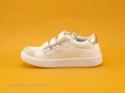 Kouki By Bopy ILTA Blanc - Or - Sneakers Fille 3 Velcros - Coeur Rouge -Les chaussures ne mentent jamais. cd24607c73b9e66c561f35ea11d5d5ef img 9284.jpg 170699