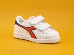Diadora GAME P TD - 880750-20-32 - Basket Blanc Bleu Rouge - 2 Scratches