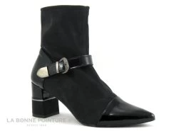 Cardenal CANNES - CL3406 - Verni Noir - Nubuck Noir - Boots Talon