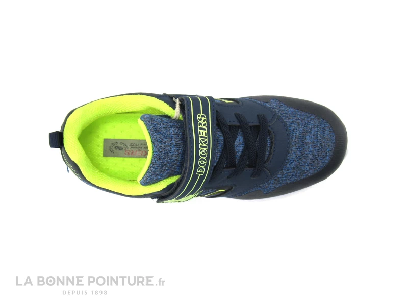 Dockers 48BT601 - Basket Bleu Marine Enfant - Elastique Et Velcro 8 Dockers 48BT601 - Basket Bleu Marine Enfant - Elastique Et Velcro – Image 6