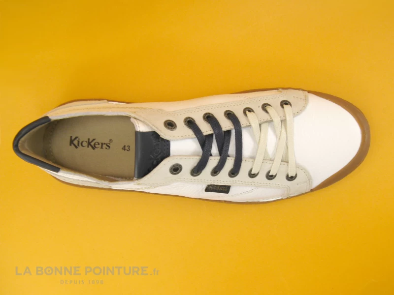 Kickers TROPIK Blanc - 894530-60 - Basket Basse Homme 8 Kickers TROPIK Blanc - 894530-60 - Basket Basse Homme â Image 6