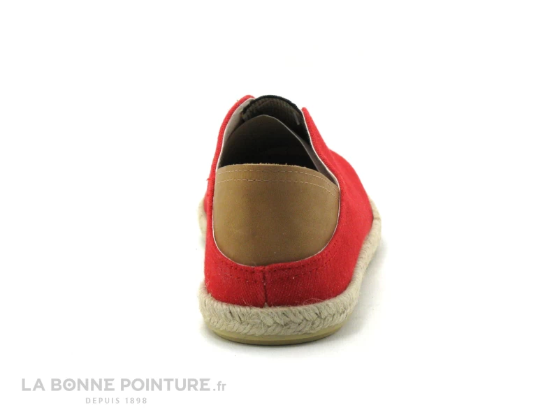 CM Mediterranea 37126001 - Rouge Et Camel - Chaussure Espadrille 6 CM Mediterranea 37126001 - Rouge Et Camel - Chaussure Espadrille – Image 4