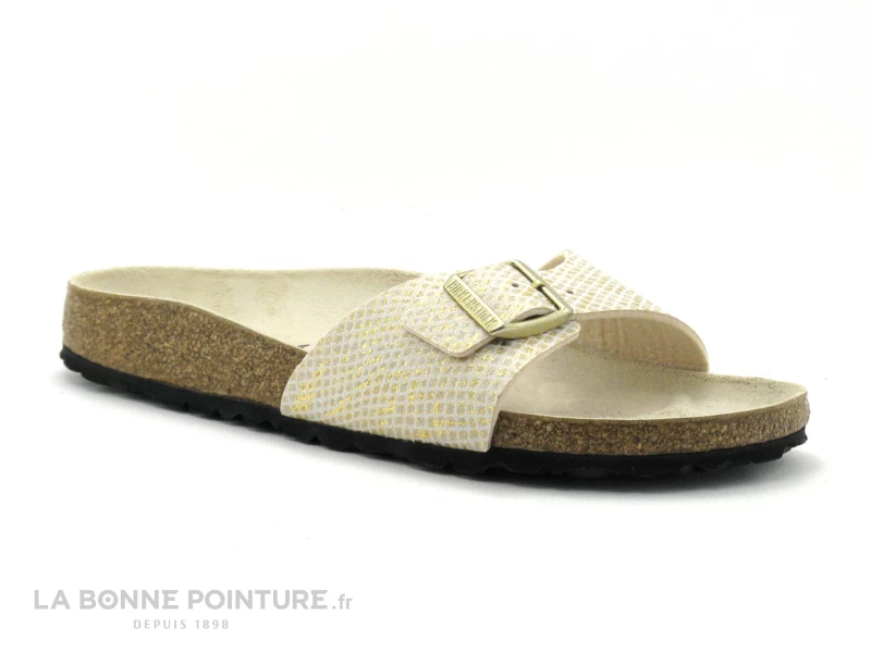 Birkenstock MADRID Shiny Python Eggshell Gold - BK1018543 - Mule F 3 Birkenstock MADRID Shiny Python Eggshell Gold - BK1018543 - Mule F