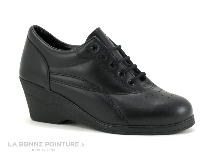 Bopy LUCIE Noir - Chaussure Compensee 7 Bopy LUCIE Noir - Chaussure Compensee – Image 5