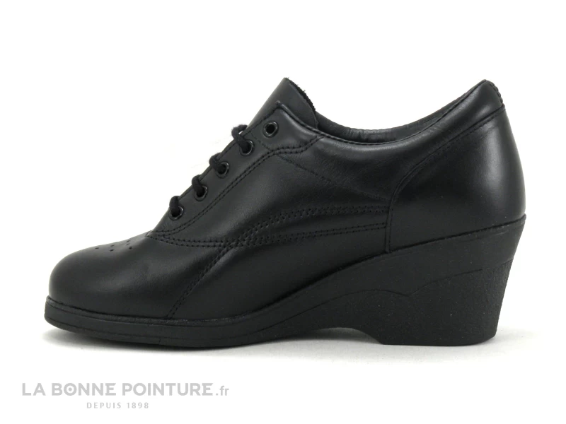 Bopy LUCIE Noir - Chaussure Compensee 5 Bopy LUCIE Noir - Chaussure Compensee – Image 3